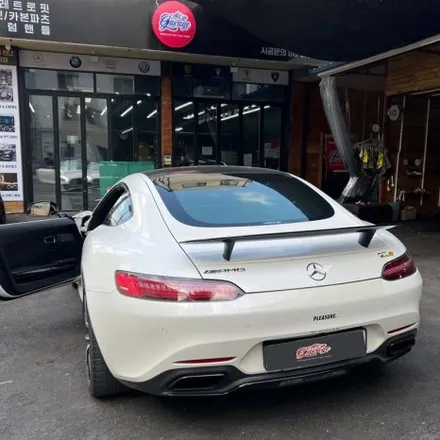 벤츠 AMG GTS 에디션1 모델  AMG핸들 LED퍼포먼스 카본D컷핸들 장착 / 서울 용산 중구