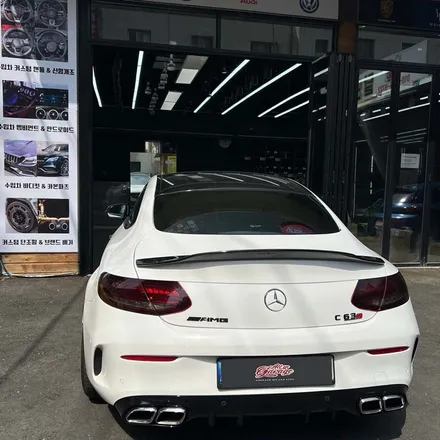 AMG최적화코딩 벤츠 C63AMG 쿠페 순정배기 팝콘 코딩 + 북미버젼 + 레이스모드 활성화 및 생활코딩 M177엔진 / 서울 용산 중구
