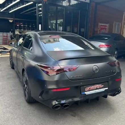 벤츠 C118 CLA45S amg AMG카본D컷핸들교체 , 실내의 변화 기능업그레이드 / 서울 용산 중구