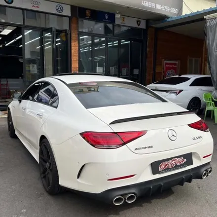 벤츠C257 CLS300D / 1920 벤츠 AMG핸들 카본D컷 교체 / 서울 용산 중구