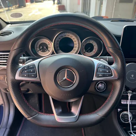 벤츠 W218 CLS400 후기형 최신형 잠자리핸들 교체했습니다 LED퍼포먼스 + 리얼카본 조합 디자인 / 서울 용산 중구