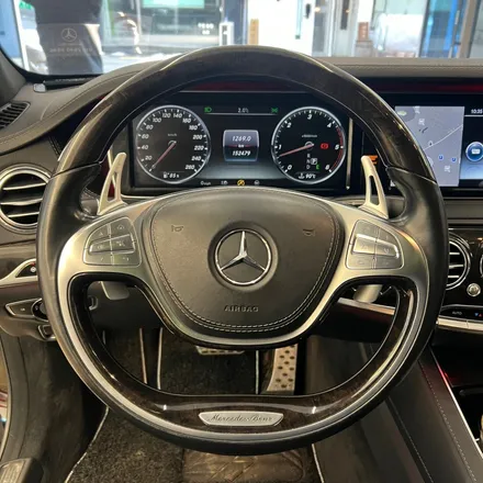 벤츠 W222 S클래스 S500 최신형마이바흐핸들 교체했습니다 최신형우드스타일 / 서울 용산 중구