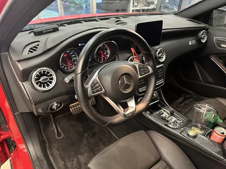 벤츠 W176 A45AMG 잠자리카본핸들 교체했습니다 레드라인D컷 / 서울 용산 도원동
