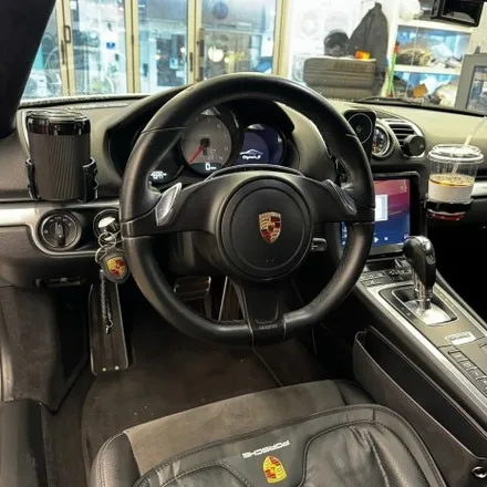 [올인게러지] 포르쉐 981 카이맨 GTS 열선 적용 GT커스텀핸들 이제는 차량에 걸맞는핸들 장착 / 서울 용산 도원동