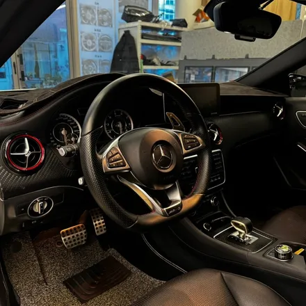 [올인게러지] 벤츠 W176 A45AMG 최신형 카본 잠자리핸들 레드라인 디자인 튜닝 완료 / 서울 용산 도원동