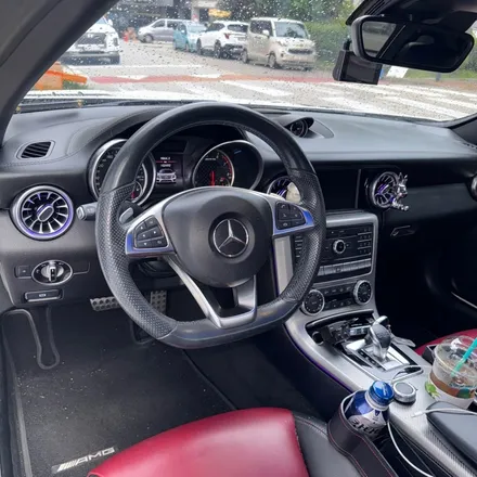 [올인게러지] 벤츠 R172 SLC43AMG 17년식 최신형 카본 잠자리 AMG핸들 레드라인 포인트 / 서울 용산 도원동