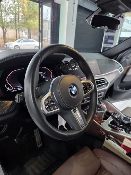 [올인게러지] BMW X6 40I 23년식 정품 M카본핸들 D컷교체 &M1M2모드 / 서울 용산 도원동