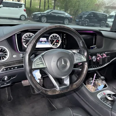 [올인게러지] 벤츠 W222 S63AMG 후기형카본핸들 D컷 교체했습니다 / 서울 용산 도원동