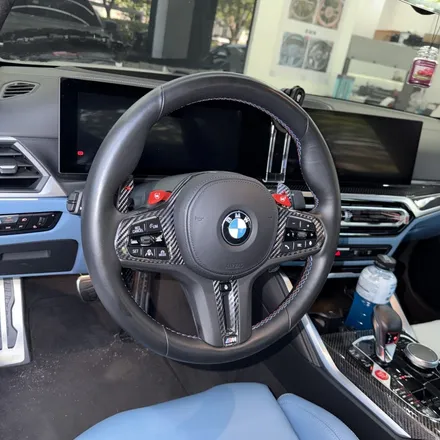 [올인게러지] BMW G80 M3 페리 정품 M카본핸들 D컷 교체했습니다 / 서울 용산 도원동