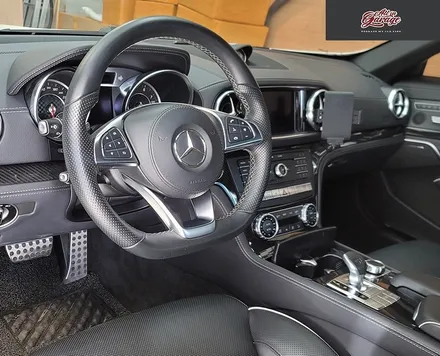 벤츠 SL400 신형 AMG카본핸들 교체 / 19-20 AMG D컷핸들 / 서울 용산 도원동
