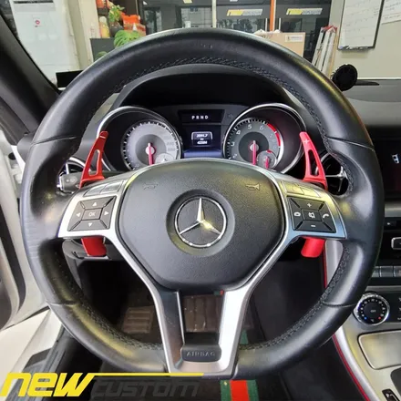 [올인게러지] 벤츠 R172 slk200 신형amg핸들 교체 AMG핸들 벤츠카본핸들,벤츠신형핸들 / 서울 용산 중구