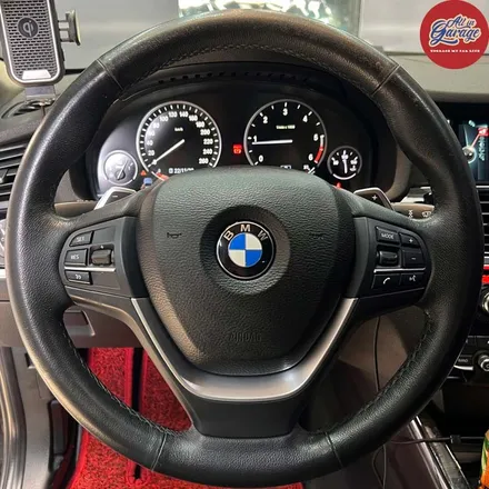 [올인게러지] BMW F26 X4 전기형 모델 M스티어링휠 핸들교체작업 .M카본핸들 . 리얼카본 / 서울 용산 중구