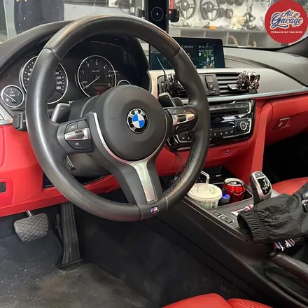 BMW F36 420D M카본핸들 교체  순정튜닝 커스텀D컷 / 서울 용산 중구