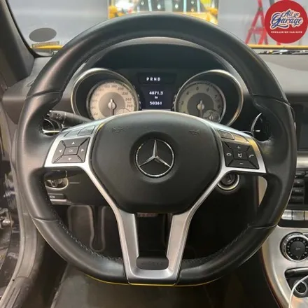 벤츠 R172 SLK200 신형 AMG카본핸들 교체 실내변화 튜닝 순정레트로핏 컨버젼 / 서울 용산 중구