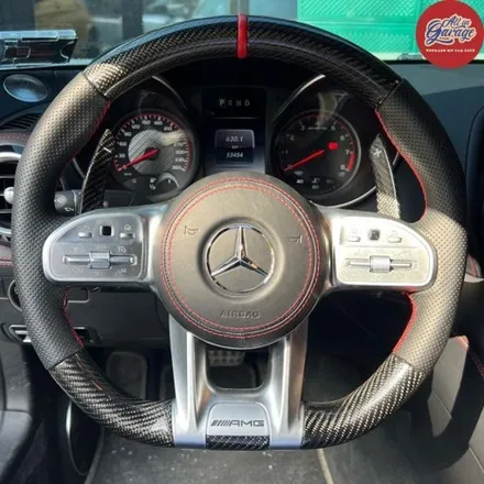 벤츠 AMG GTS 에디션1 모델  AMG핸들 LED퍼포먼스 카본D컷핸들 장착 / 서울 용산 중구