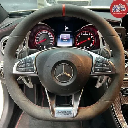 벤츠 W205 C63S AMG 세단 신형 AMG카본핸들 교체 후기형카본디컷 / 서울 용산 중구