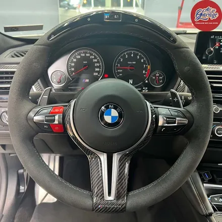 BMW F80 M3 카본D컷핸들 교체 / M3 카본핸들 / 서울 용산 중구