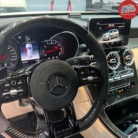 벤츠 X253 GLC63AMG 2018년식 , 실내 신형 컨버전 (계기판 , 커맨드 , 모니터 , 터치패드 업그레이드 작업) / 서울 용산 중구