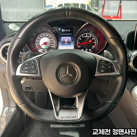 벤츠 AMG GT 2도어 신형 벤츠카본 AMG핸들 교체시공 / 서울 용산 중구