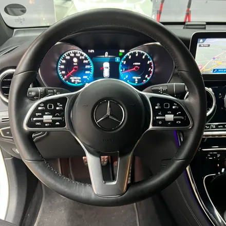 벤츠 GLC 300 최신형 잠자리 AMG핸들 카본D컷  열선 ACC 교체했습니다 / 서울 용산 중구