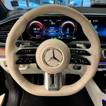 벤츠W167 GLE350 최신형벤츠잠자리AMG핸들로 교체하다 / 서울 용산 중구