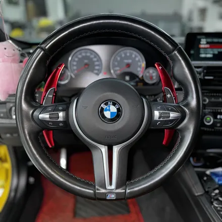 BMW F80 M3 LED퍼포먼스카본핸들 D컷 교체시공했습니다 / 서울 용산 도원동
