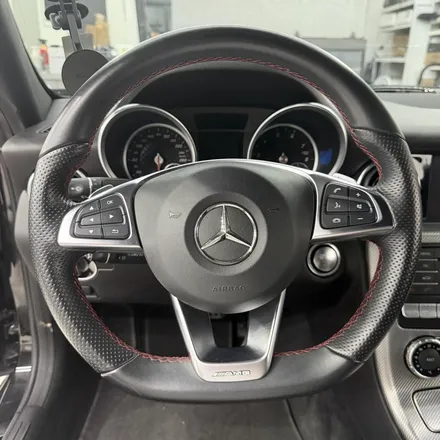 [올인게러지] 벤츠 R172 SLC43AMG 신형 AMG핸들 튜닝 순정형 & 레드라인포인트 / 서울 용산 도원동