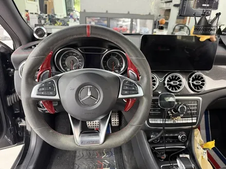 [올인게러지] 벤츠 X156 GLA45AMG LED퍼포먼스적용 AMG카본핸들 튜닝 올블랙 트림의 조합 / 서울 용산 도원동