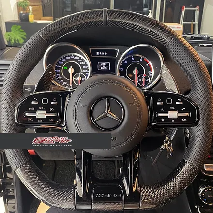 [올인게러지] 벤츠 W463 G63AMG 신형 AMG카본핸들 D컷 교체 / 서울 용산 도원동