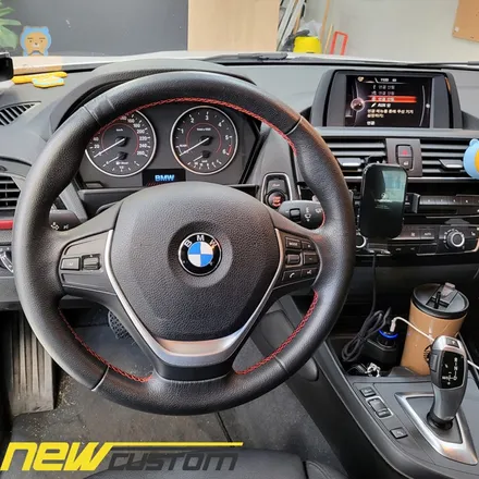 [올인게러지] BMW F20 118D m핸들교체 , 퍼포먼스스티어링휠 ,신품m핸들 m3.M4핸들교체 / 서울 용산 도원동