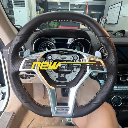 [올인게러지] 벤츠 r231 SL63AMG 신형AMG핸들교체&카본핸들.베이지잠자리핸들.AMG잠자리핸들 컨버젼 / 서울 용산 도원동