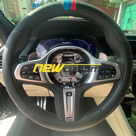 [올인게러지] bmw g06 x6 m50i 순정핸들,신형 카본 m핸들 교체 작업 정품카본핸들교체작업.커스텀핸들 BMW G바디 / 서울 용산 중구