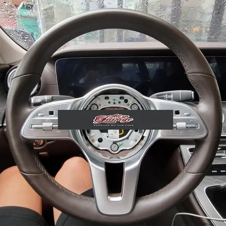 [올인게러지] 벤츠 C257 CLS400D AMG핸들 교체 / 브라운실내맞춤 / 카본D컷 / 서울 용산 중구