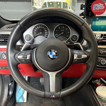 BMW F36 420D M카본핸들 교체  순정튜닝 커스텀D컷 / 서울 용산 중구