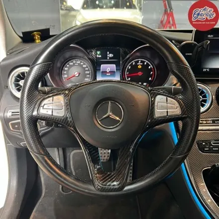 벤츠 W205 C클래스 C200 신형 AMG핸들 교체 / 19-20 AMG카본핸들 D컷 / 서울 용산 중구