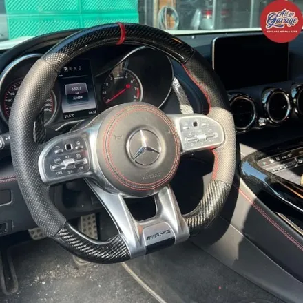 벤츠 AMG GTS 에디션1 모델  AMG핸들 LED퍼포먼스 카본D컷핸들 장착 / 서울 용산 중구