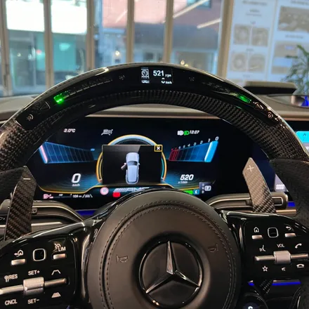 벤츠 [W167] GLE53 AMG 카본핸들 LED퍼포먼스 D컷 어질리티셀렉트 이식작업 / 벤츠 / GLE-클래스 W167 / 서울 용산 중구