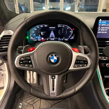 BMW M840i 순정핸들에 M1M2 추가작업을 하였습니다 / 서울 용산 중구