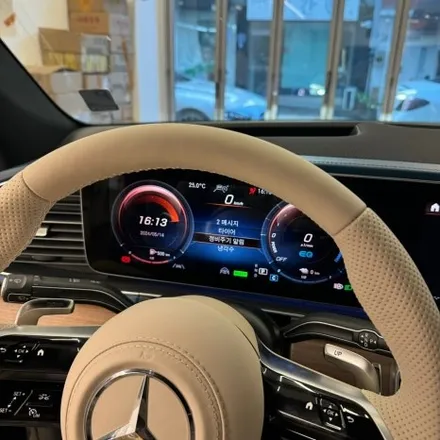 벤츠W167 GLE350 최신형벤츠잠자리AMG핸들로 교체하다 / 서울 용산 중구