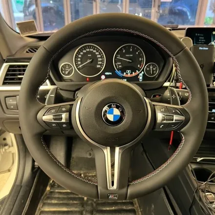 BMW  F30 3시리즈 M핸들 교체 간단한 시공으로 내차 꾸미기 / 서울 용산 도원동