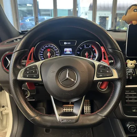 [올인게러지] 벤츠 C117 CLA45AMG 15년식 레드라인 카본 잠자리핸들 튜닝 멋지게 만들어드렸습니다 / 서울 용산 도원동