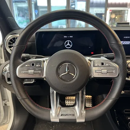 [올인게러지] 벤츠 W177 A45AMG 20년식 레드라인 카본 잠자리핸들 및 OLED 어질리티셀렉트 장착 코딩했습니다 / 서울 용산 도원동