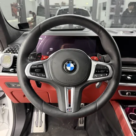 [올인게러지] BMW G06 X6M 2025 최신형 M카본D컷 핸들 튜닝 압도적인 포스가 느껴집니다 / 서울 용산 도원동