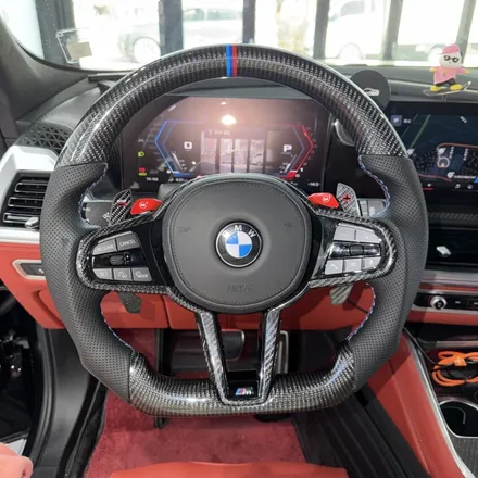 [올인게러지] BMW  XM 정품 신형 M카본핸들 D컷 교체했습니다 / 서울 용산 도원동