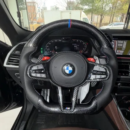 [올인게러지] BMW X6 40I 23년식 정품 M카본핸들 D컷교체 &M1M2모드 / 서울 용산 도원동