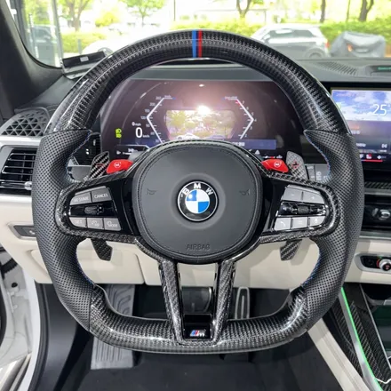 BMW 페리 신형 X7 M카본핸들 D컷 M1M2활성화까지 시공했습니다 / 서울 용산 도원동