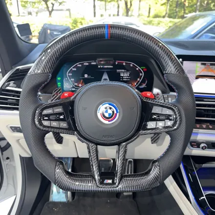 [올인게러지] BMW G07 X7 40I 정품 M카본핸들 신형 D컷 교체시공 / 서울 용산 도원동