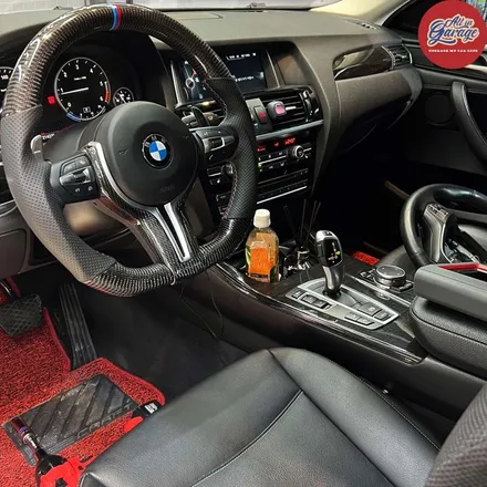[올인게러지] BMW F26 X4 전기형 모델 M스티어링휠 핸들교체작업 .M카본핸들 . 리얼카본 / 서울 용산 중구