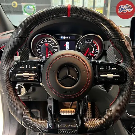 [올인게러지] 벤츠 C117 CLA45AMG 신형 AMG핸들 교체 / 카본디컷 / 서울 용산 중구