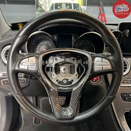 벤츠 W205 C클래스 C200 신형 AMG핸들 교체 / 19-20 AMG카본핸들 D컷 / 서울 용산 중구